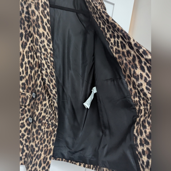Zara Animal Print Coat - Picture 8 of 13